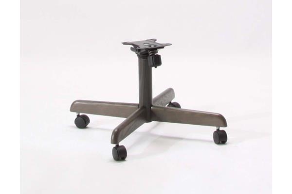 Cramco Dining Room Saturn Driftwood Gray Tilt Swivel Chair Bases 2PK D836208 CB Dewey Furniture