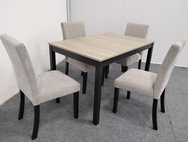 Crown Mark Casual Dining Forana Dining Group 1219-5P - Weiss