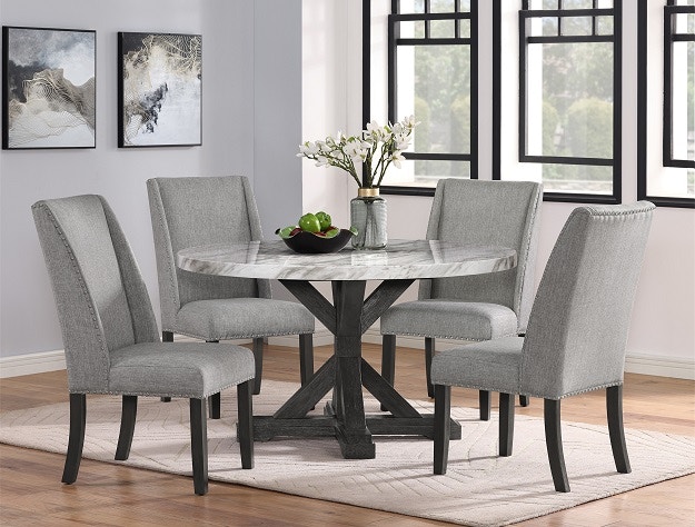 Crown mark kiera round dining deals table