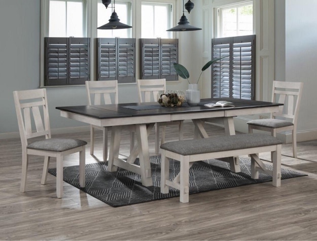 Crown Mark Dining Room Maribelle 6PC Dining Table Set 2158CG6P Leon