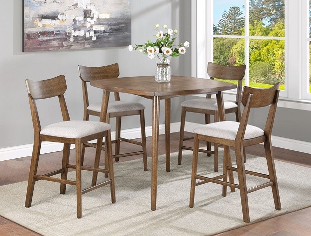 Crown Mark Dining Room Weldon 5 Pack Counter Height Dining Group 2714