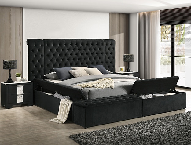 CROWNMARK Full size hotsell Headboard BLACK