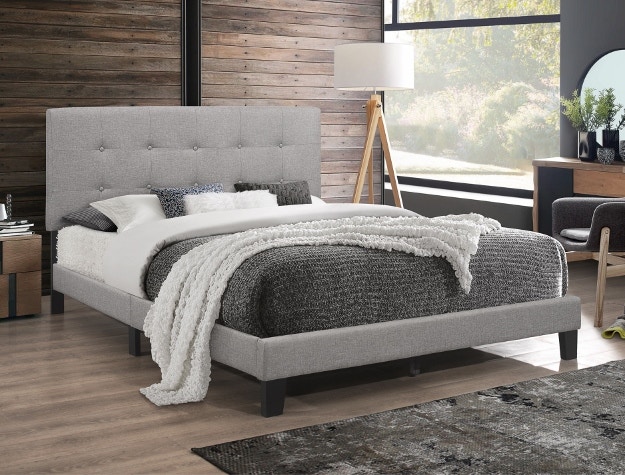Crown Mark Bedroom Rigby Platform Bed 5283GY Trivett's Furniture