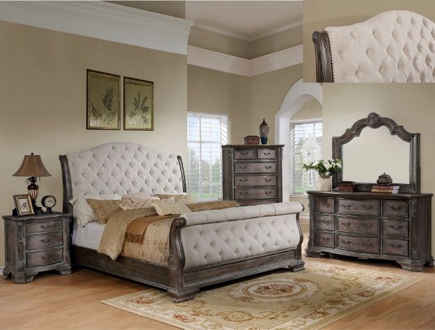 Crown mark deals kate upholstered bed