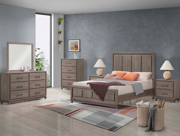 Jackson grey bedroom deals collection