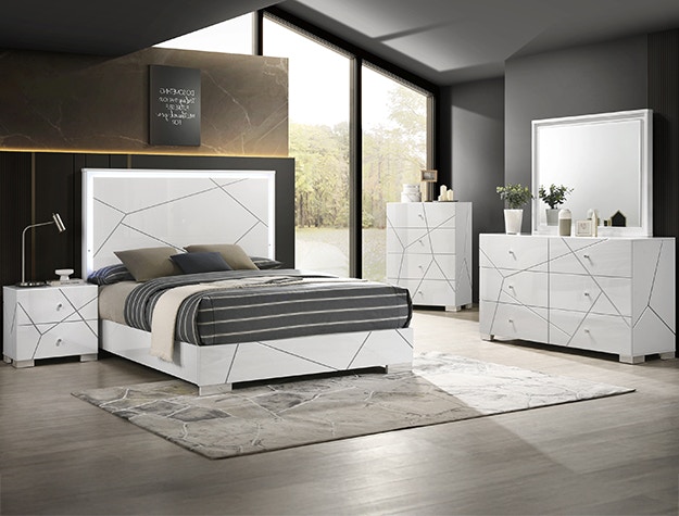 Crown Mark Bedroom Ayla Queen Headboard/Footboard B4520-Q