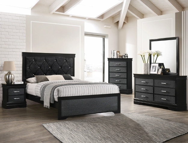 Crown Mark Bedroom Amalia Dresser Black B69181 Leon Furniture