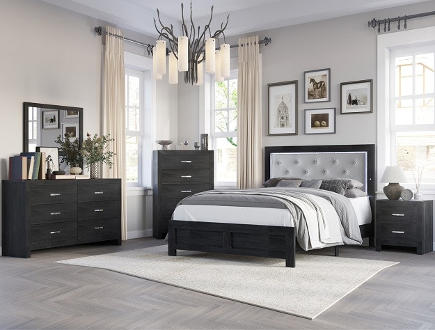 Crown Mark Bedroom Jaylen Bed In One Box B9280-K-BED - The 