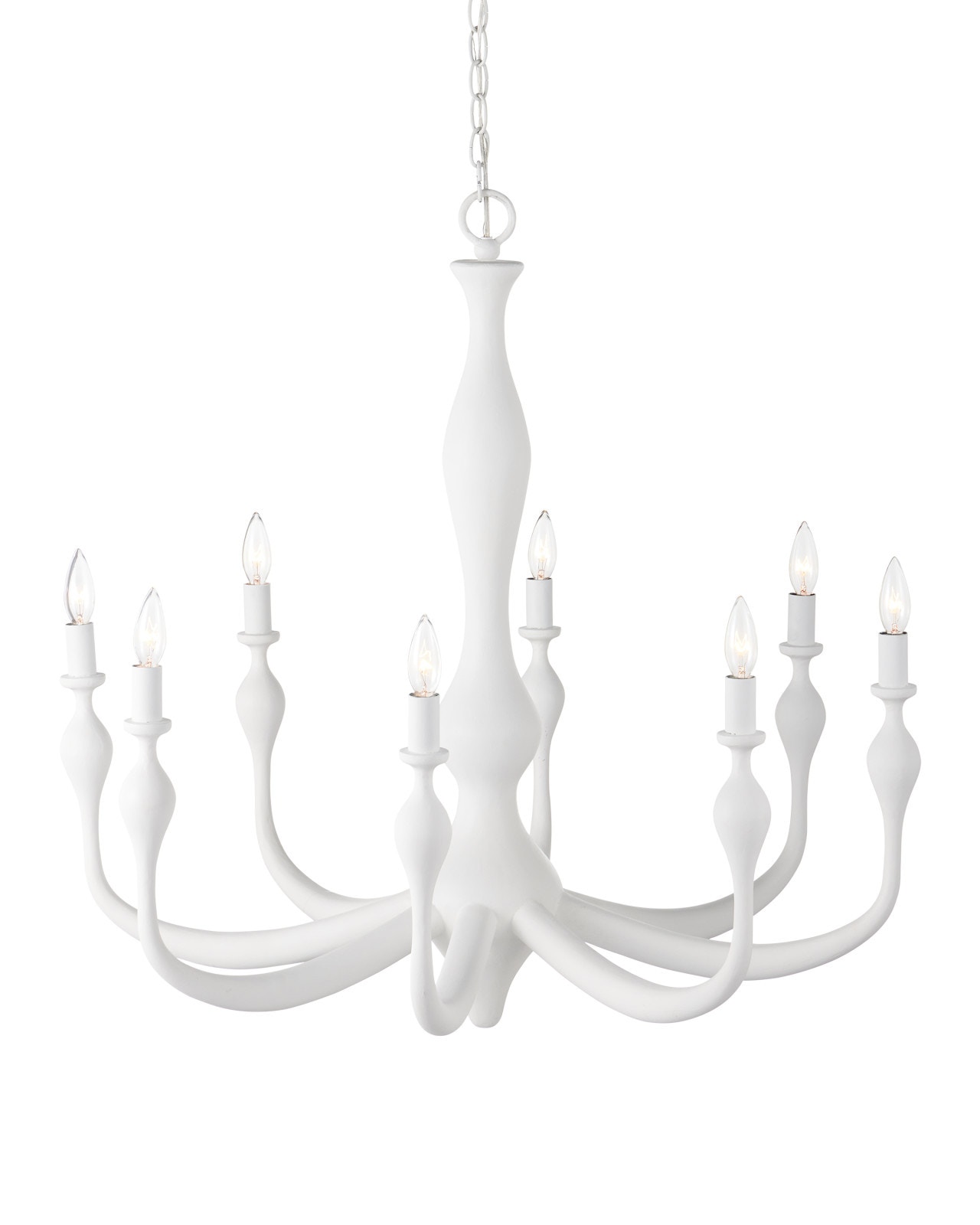  Ludwig White Chandelier 