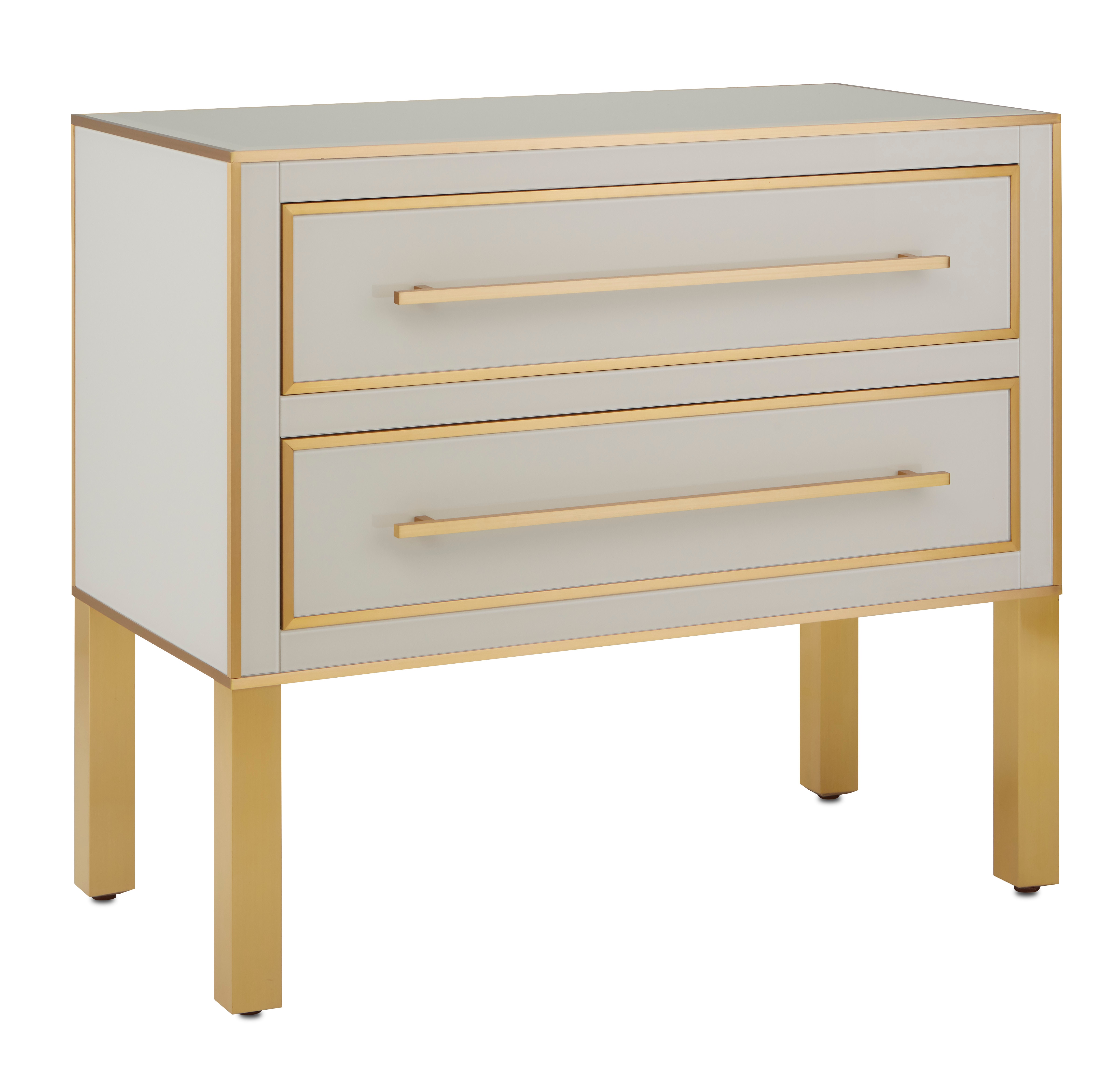 Currey and Company Bedroom Arden Ivory Chest 3000-0184