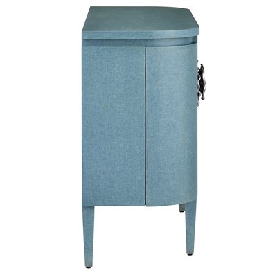 Briallen Blue Demi-Lune Cabinet CY30000280
