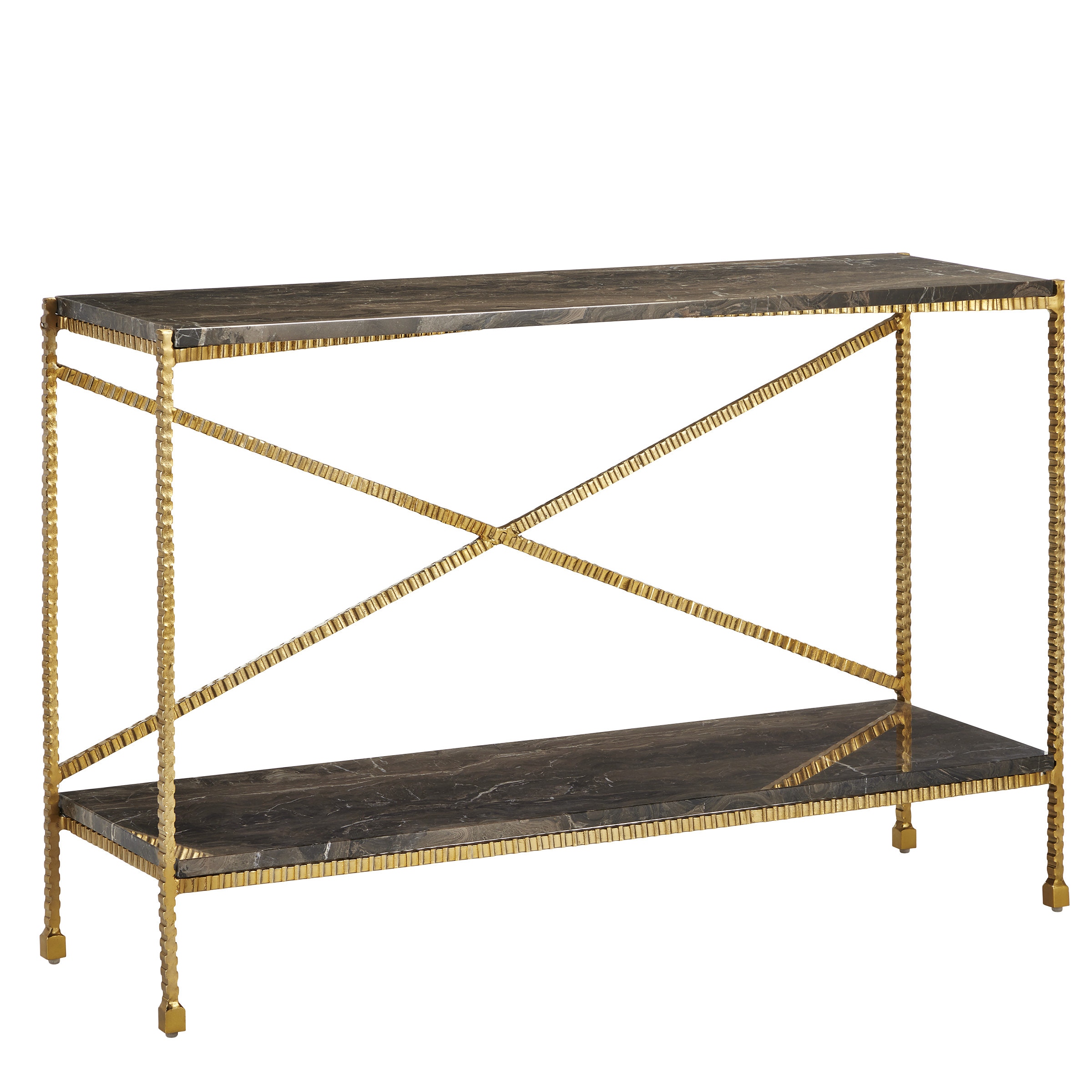  Flying Marble Gold Console Table 4000-0173