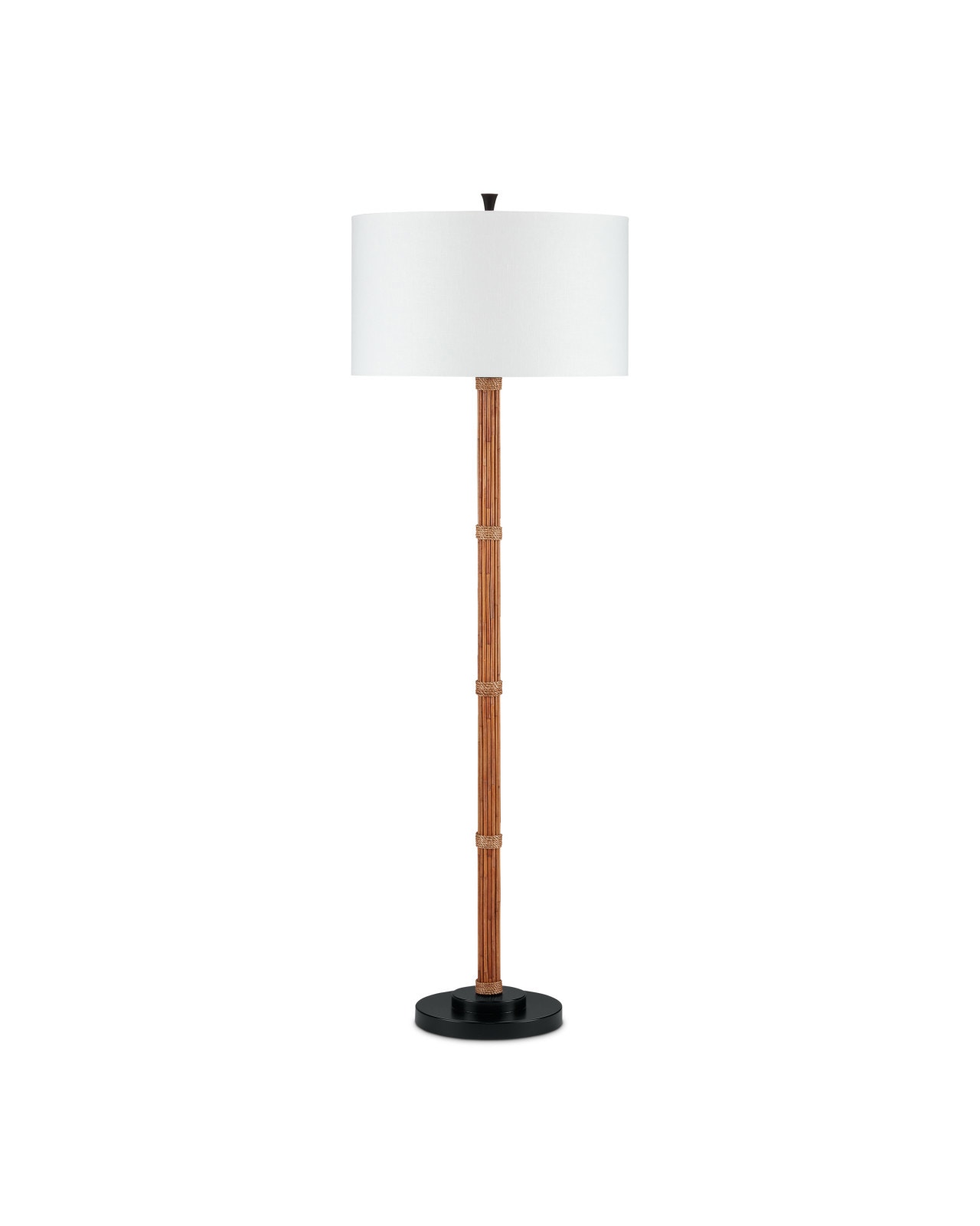 Currey and Company Table and Floor Lamps Reed Floor Lamp 8000-0103