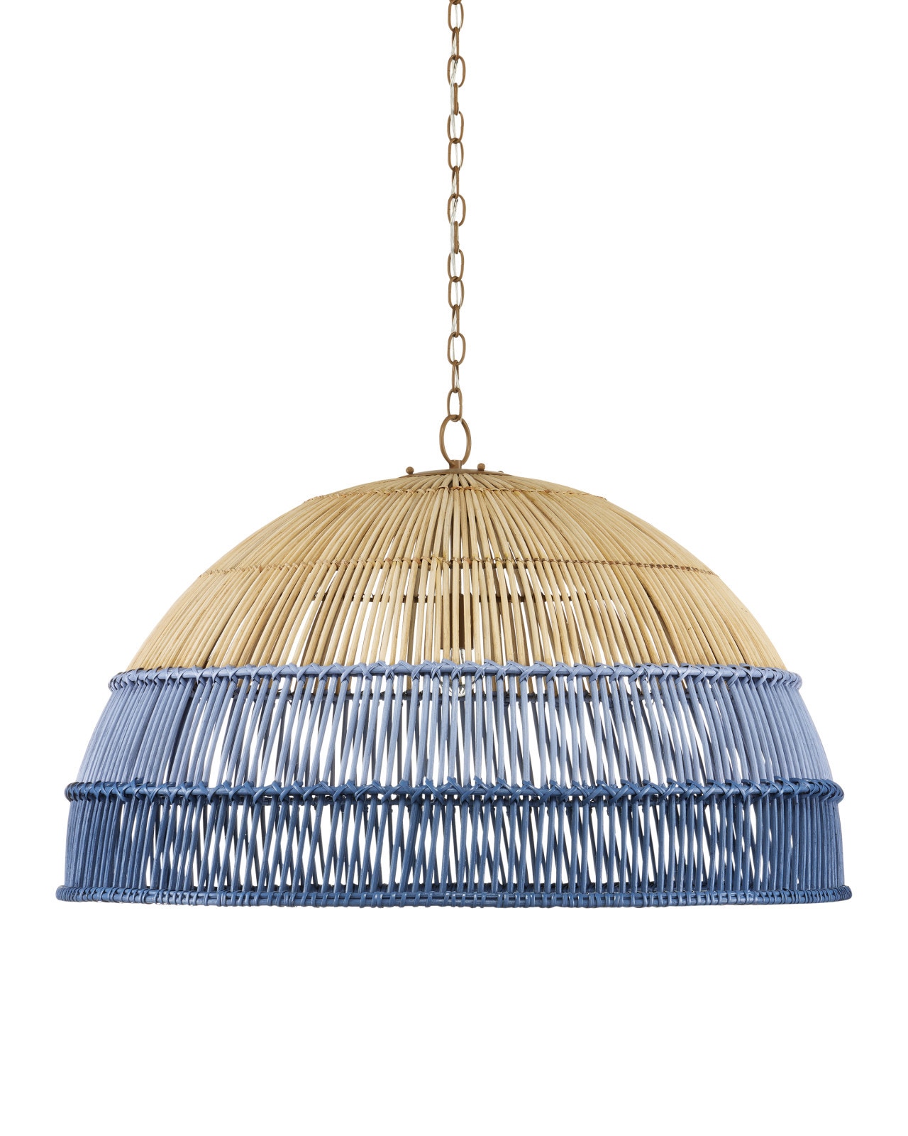 Currey and Company 9000-0924 Ceiling Lights Senjyo Blue Pendant