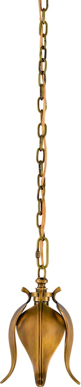 Iota Brass Pendant