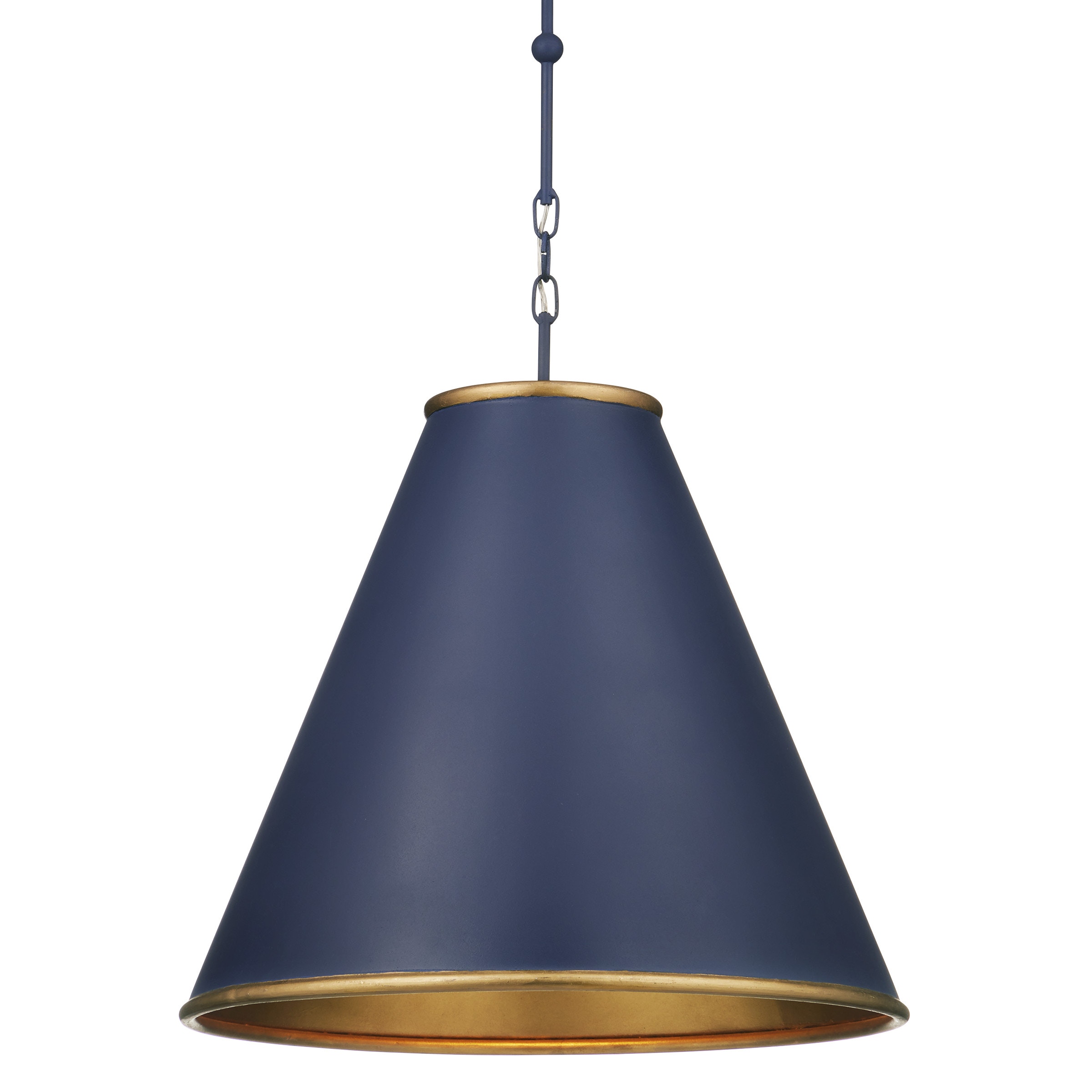 Currey and Company Pierrepont Large Blue Pendant 9000-1090
