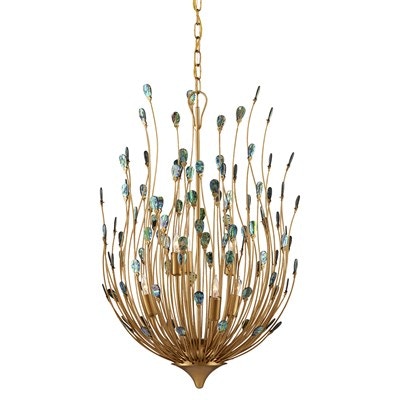 Currey and Company Delphos Chandelier 9000-1149