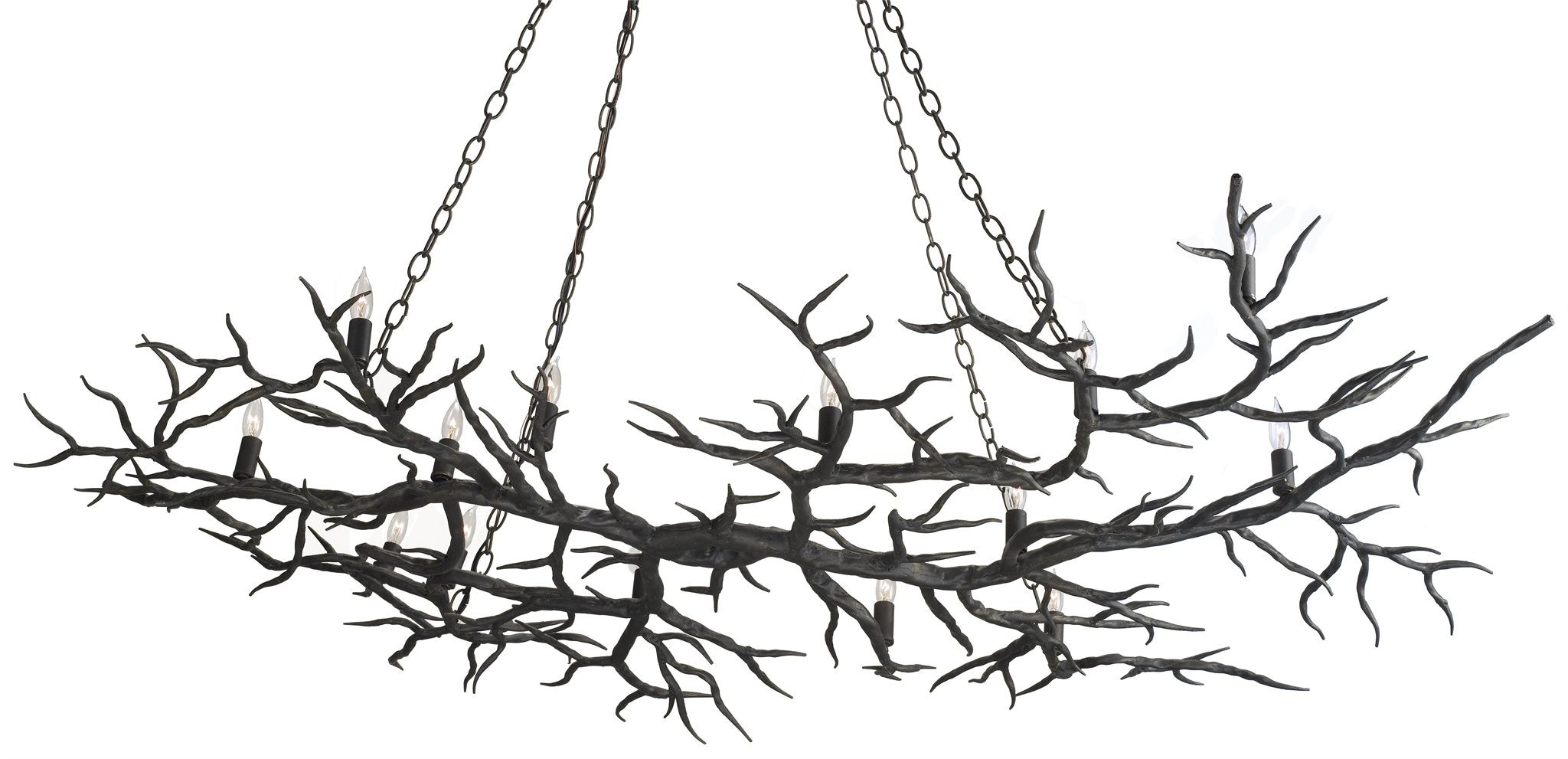 画材 C.A.C.H.O.E.I.R.A Rainforest Large Bronze Chandelier CY9007