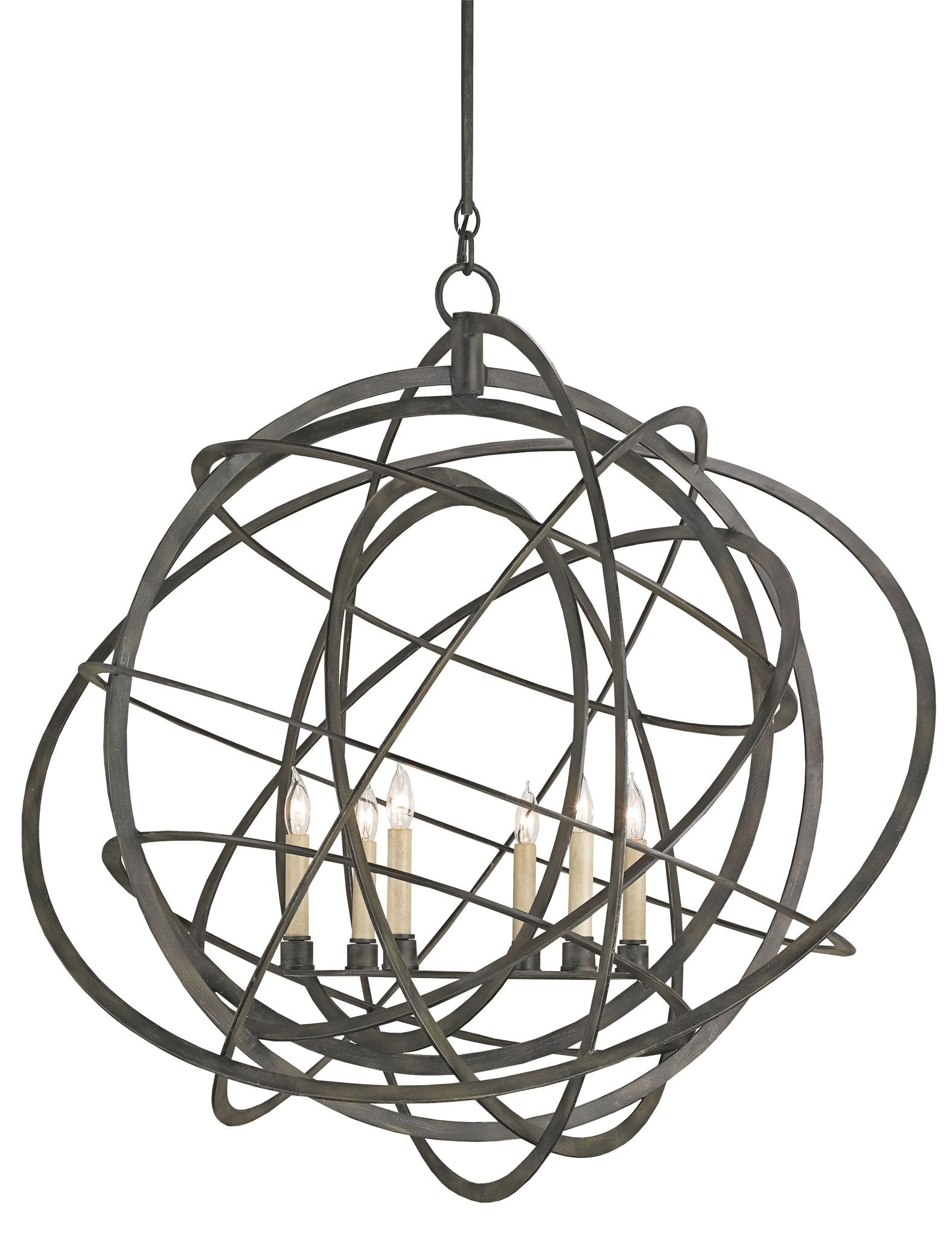 Black orb store ceiling light