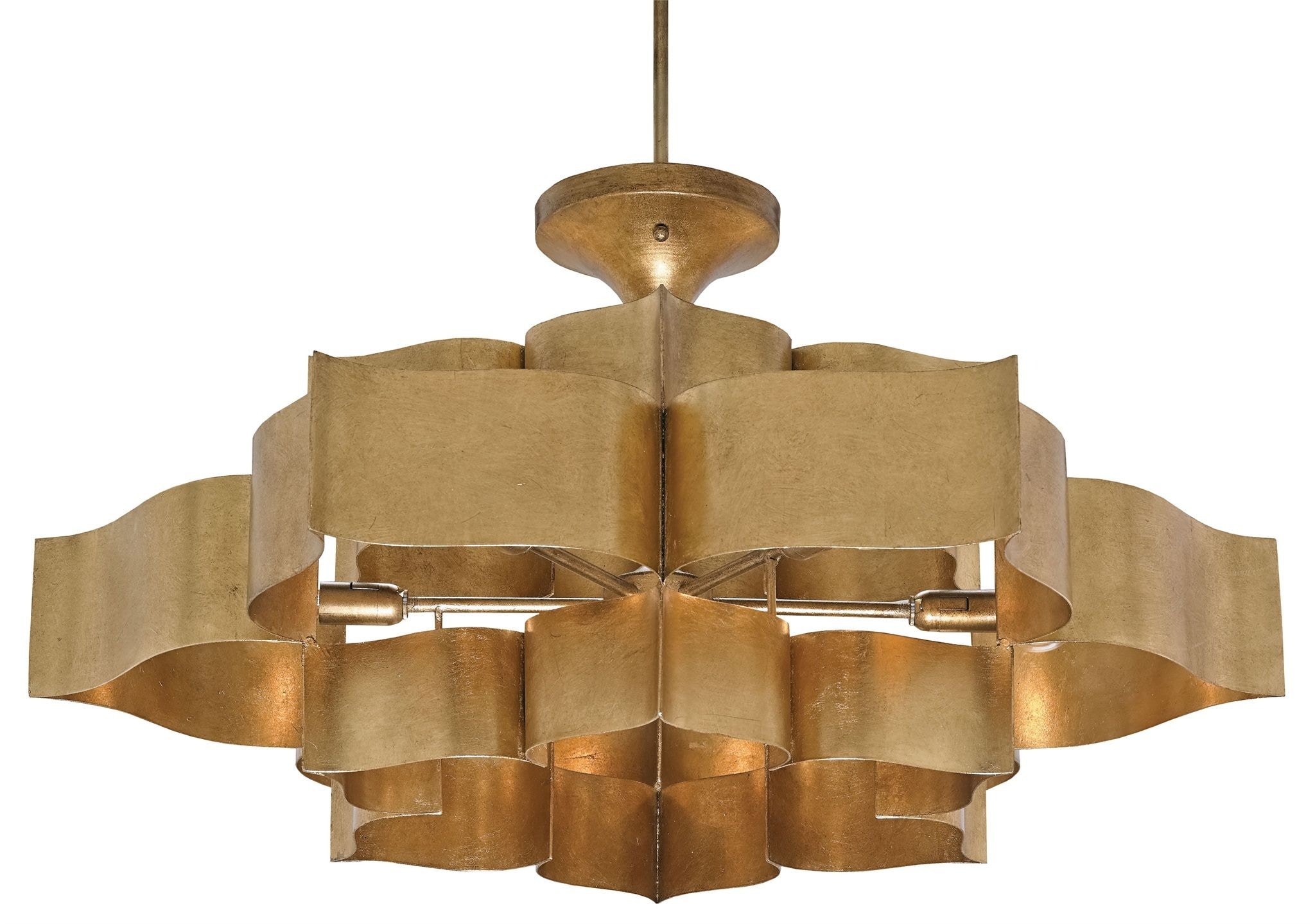 currey and company bamboo chandelier