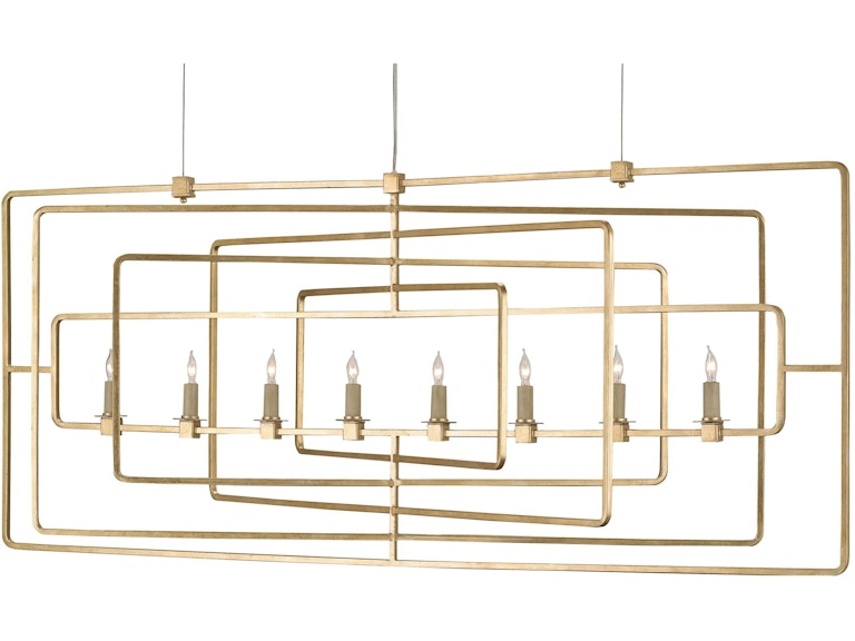 Currey And Company Lamps Lighting Metro Rectangular Chandelier Currey And Company Metro Rectangular Chandelier 9542
