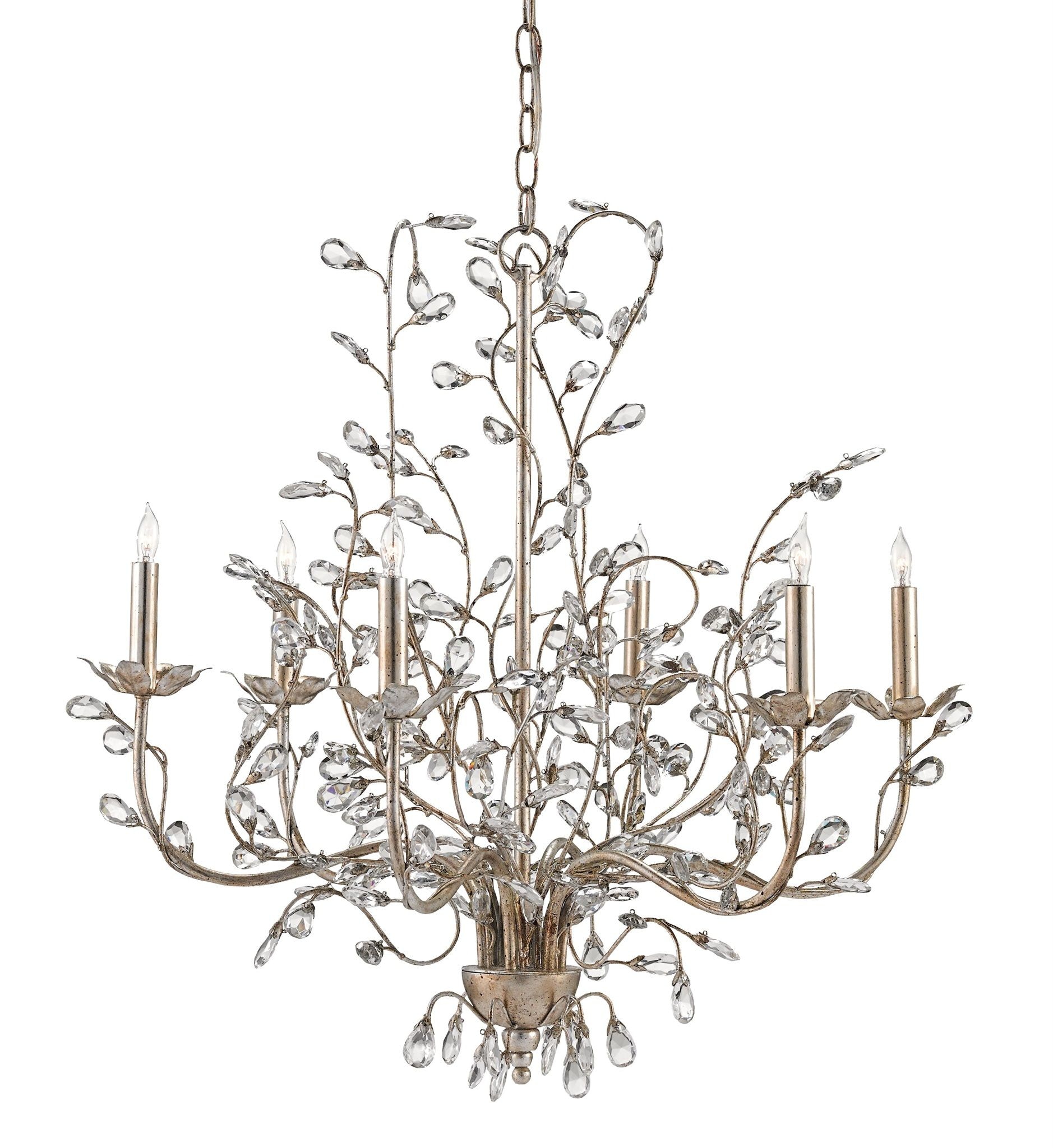 currey and company crystal bud chandelier