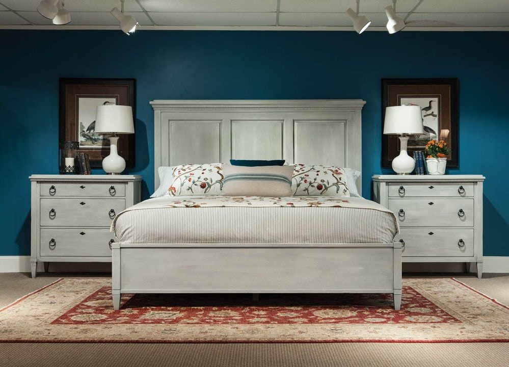 Durham Furniture Bedroom King Panel Bed 145144 Toms Price Home