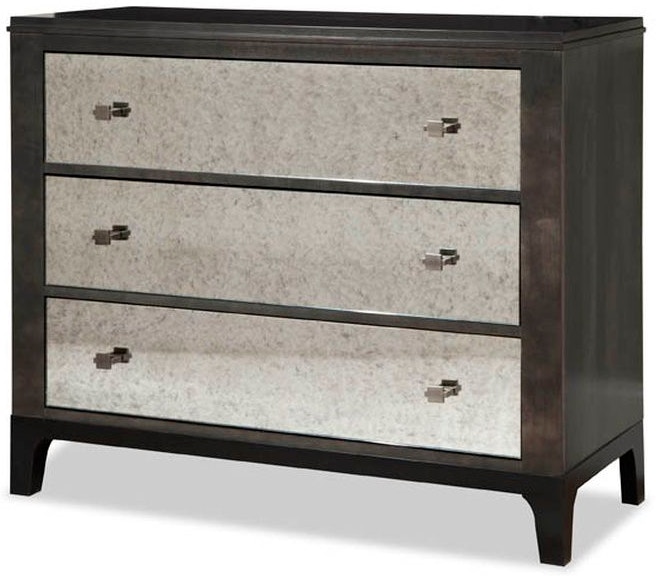 Durham Furniture Front Street Bachelors Chest With Mirror Dwr Fronts 151-166M