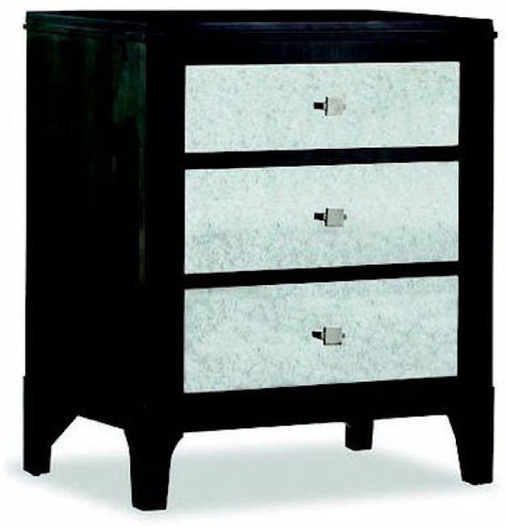 Durham Furniture Front Street Night Stand With Mirror Dwr Fronts 151-203M