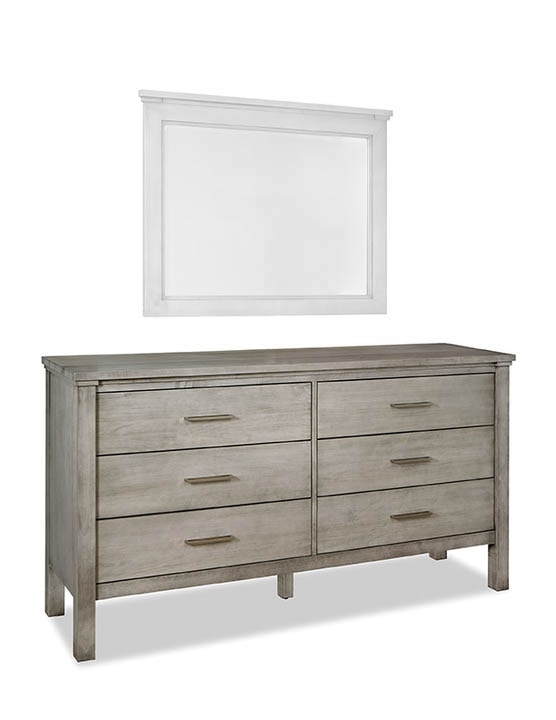 Durham Furniture Bedroom Double Dresser 191172 Lenoir Empire