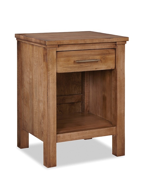 wood durham nightstand with drawer