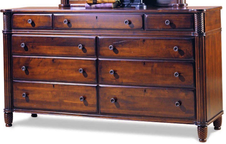 Durham Furniture George Washington Architect Triple Dresser 501-173