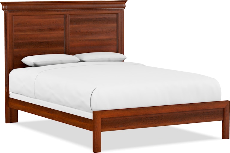 Durham Furniture Chateau Fontaine Queen Panel Bed with Low Footboard 975-134B