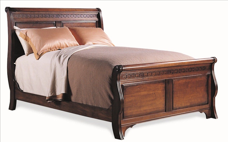Durham Furniture George Washington Architect Queen Sleigh Bed 501-128