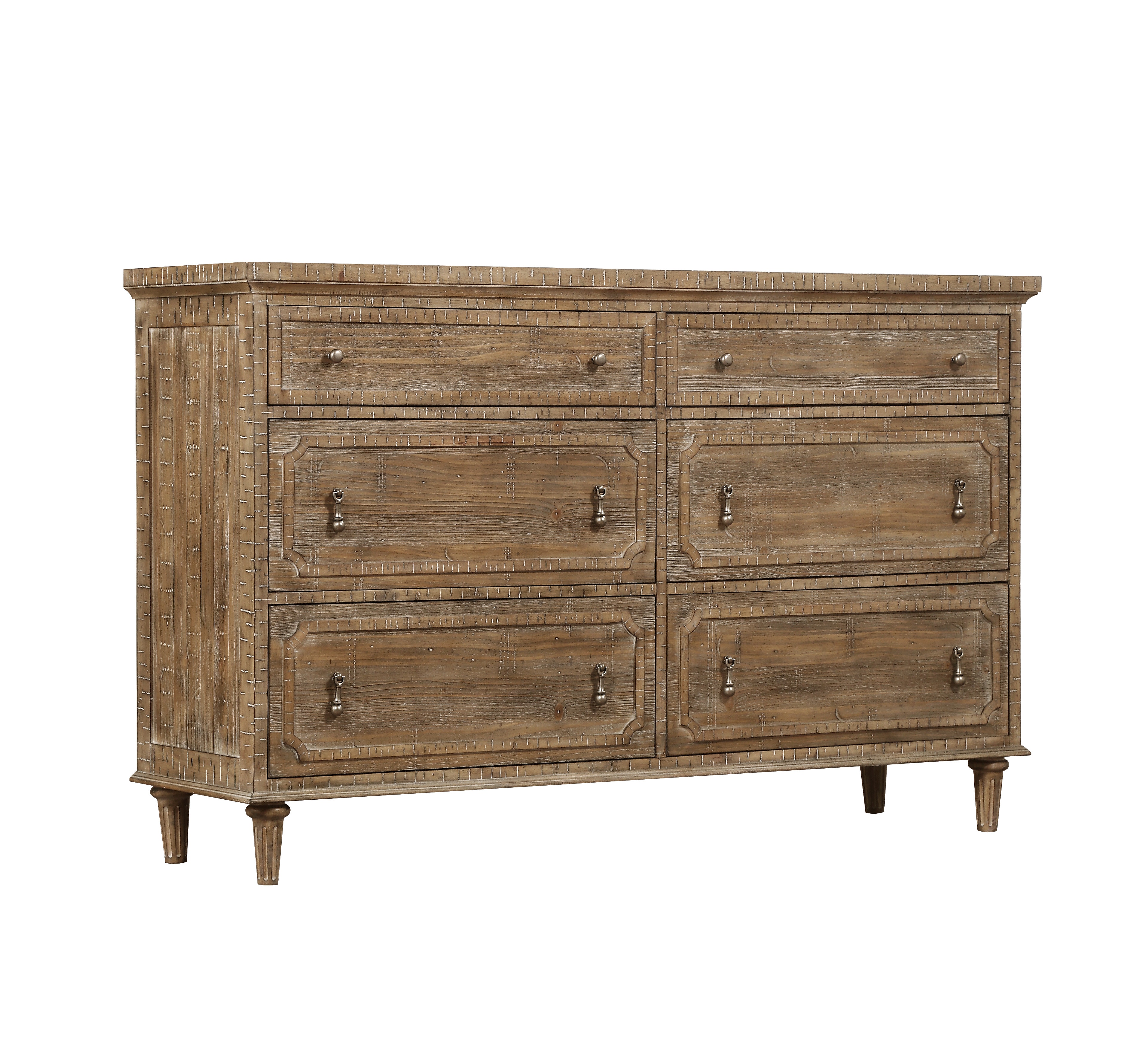 Emerald Home Furnishings Bedroom 6 drawer dresser B560 01 05