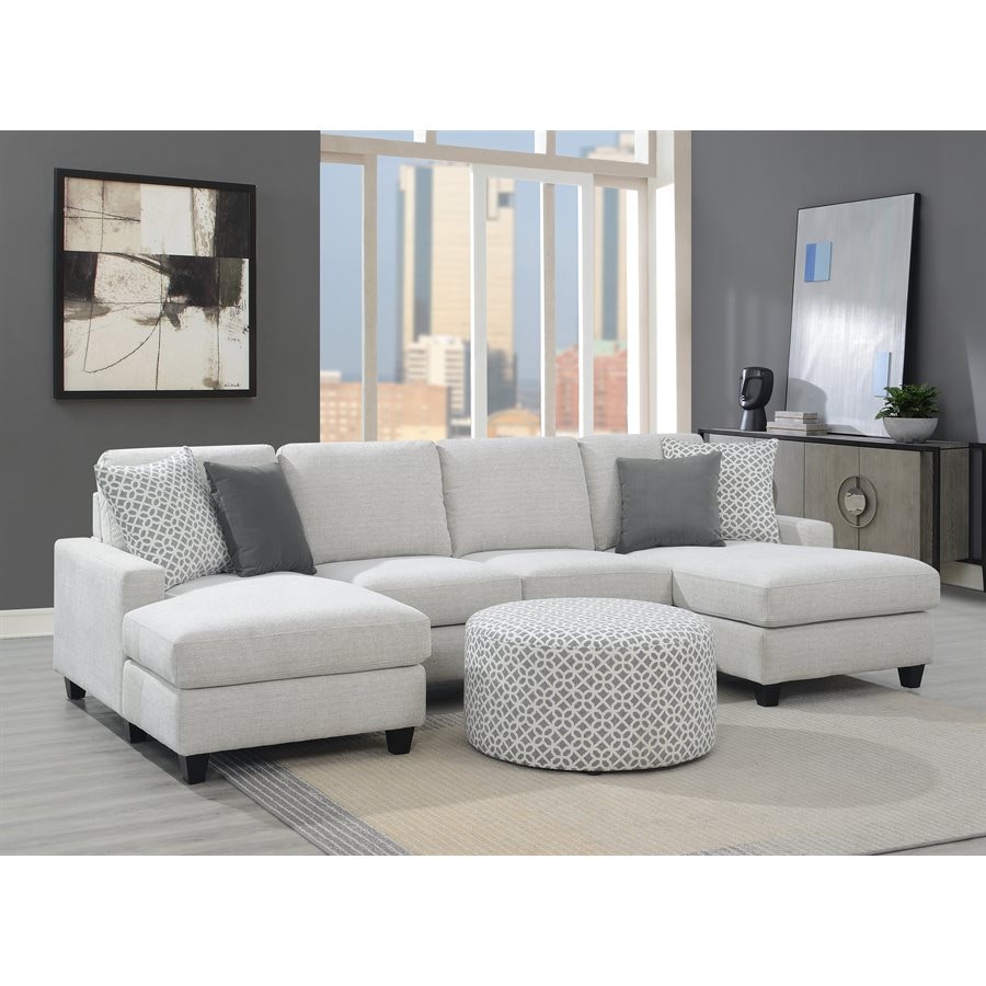 Emerald Home Furnishings Living Room chaise sectional U439511161203