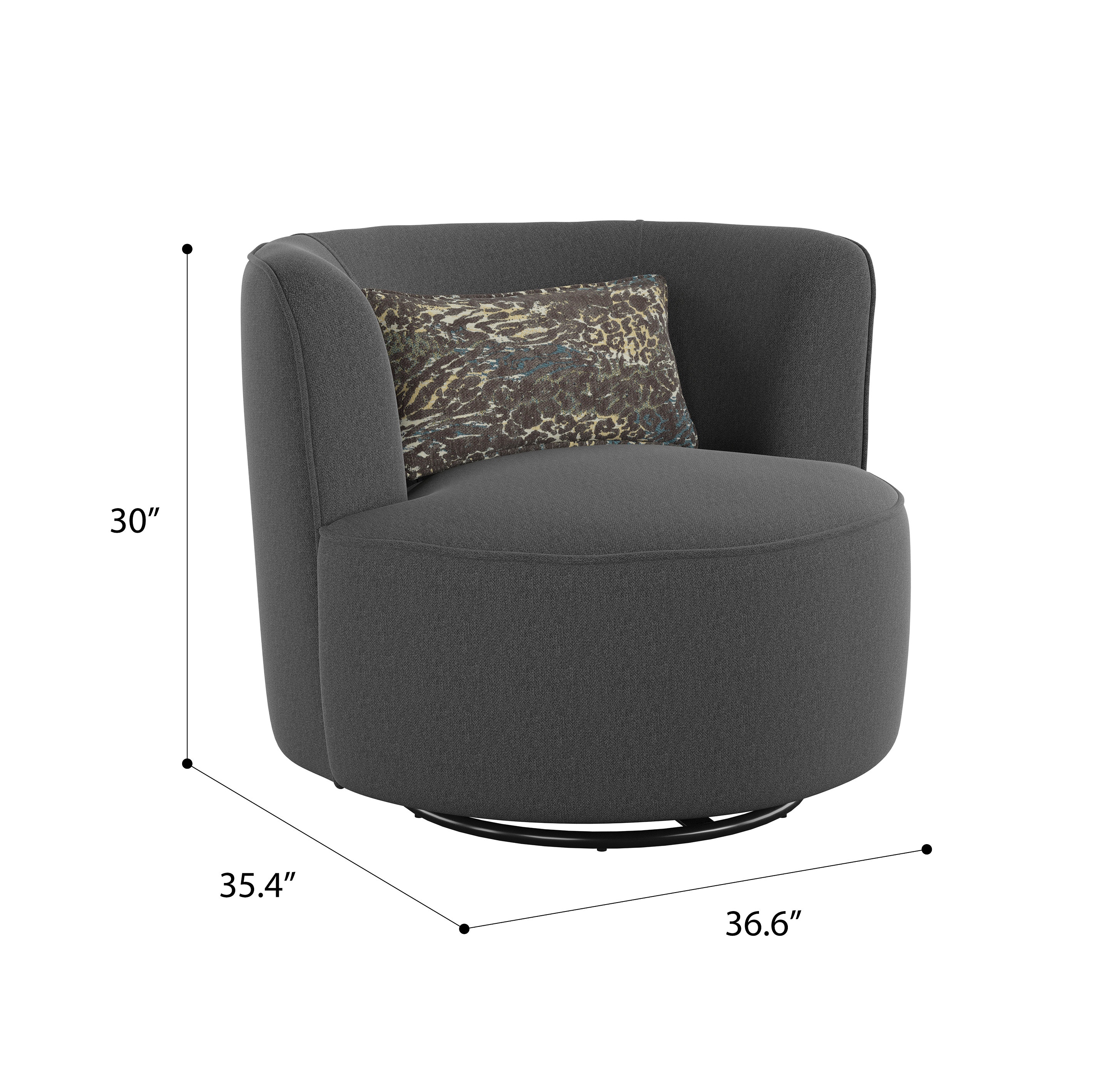 Emerald home best sale swivel chair