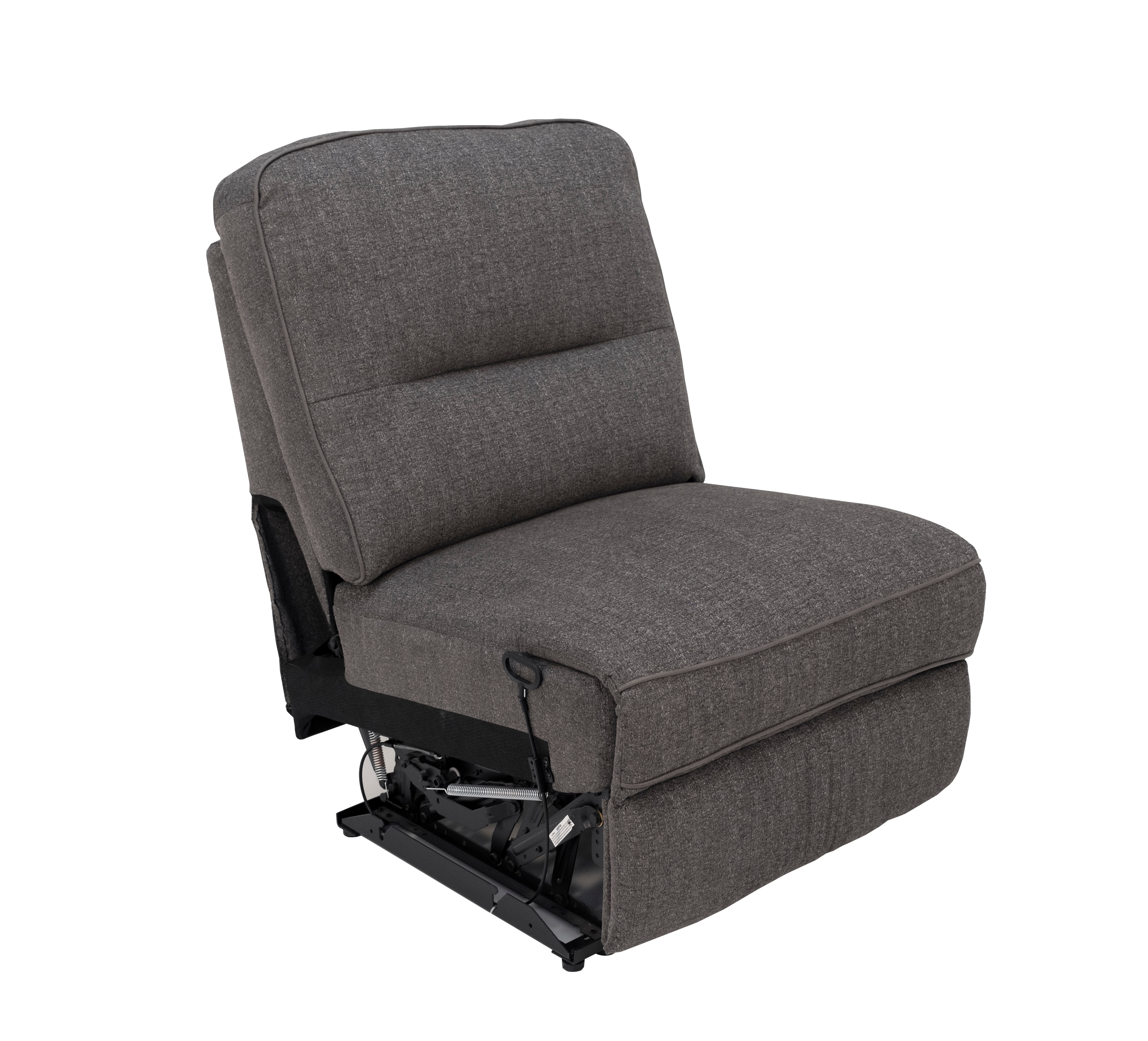 armless recliner chair