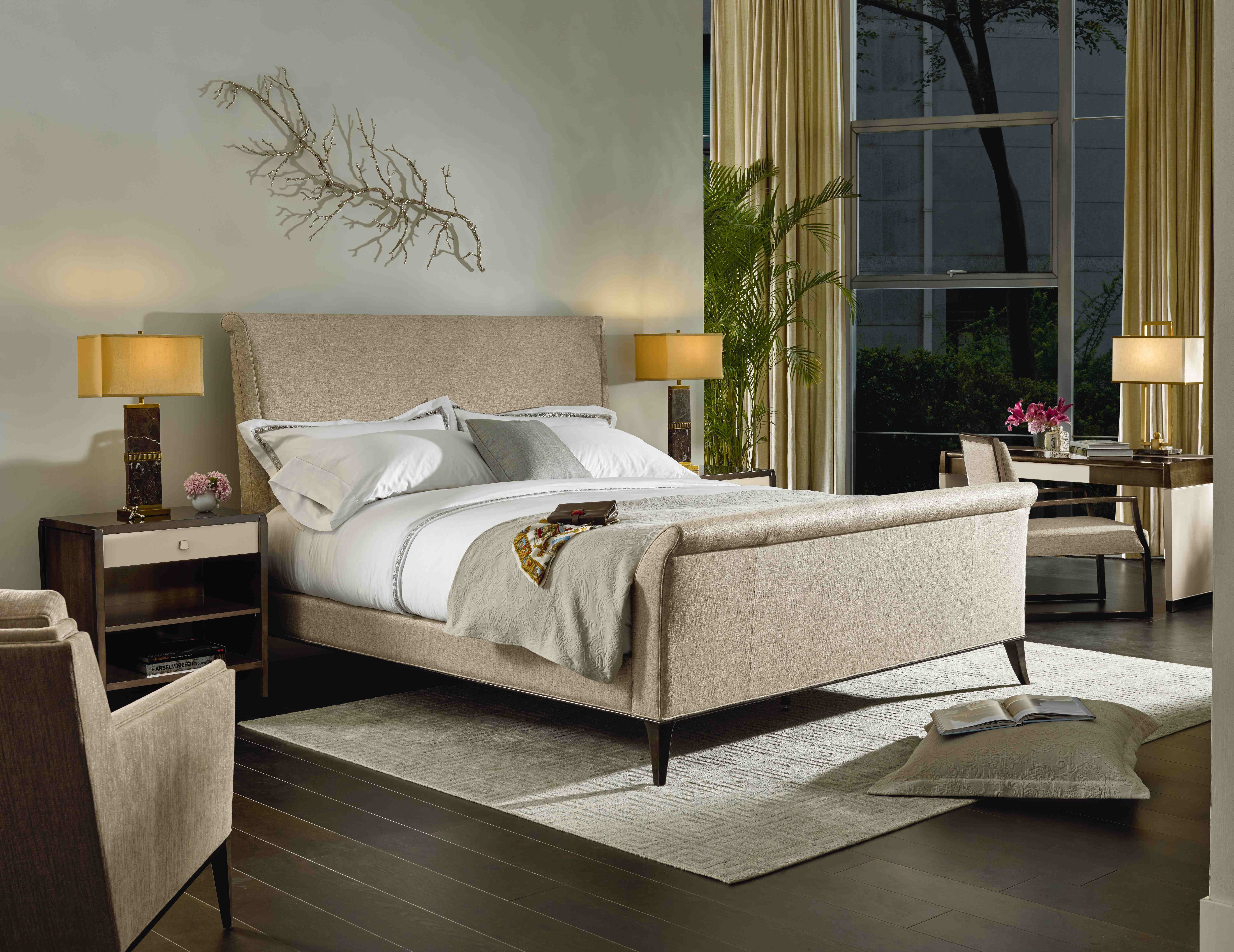 Fine Furniture Design Bedroom Volutes King Upholstered Bed