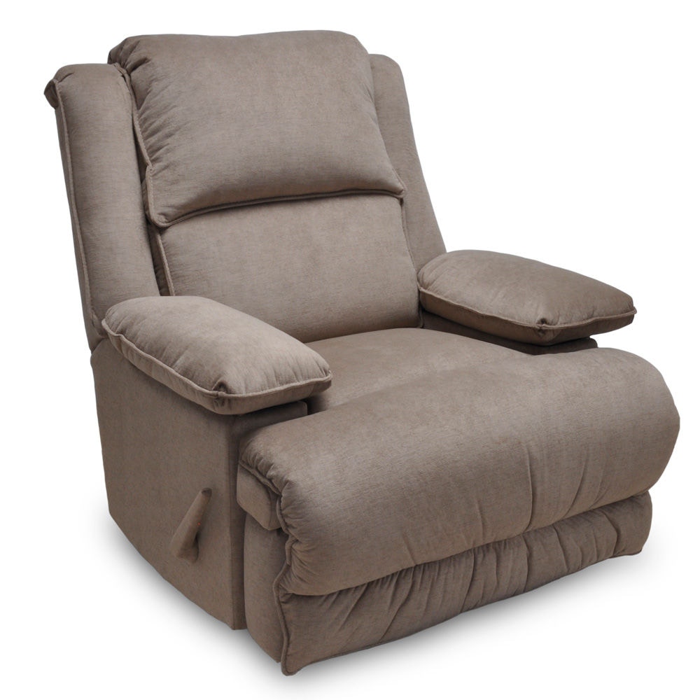 rocker recliner with storage in arms