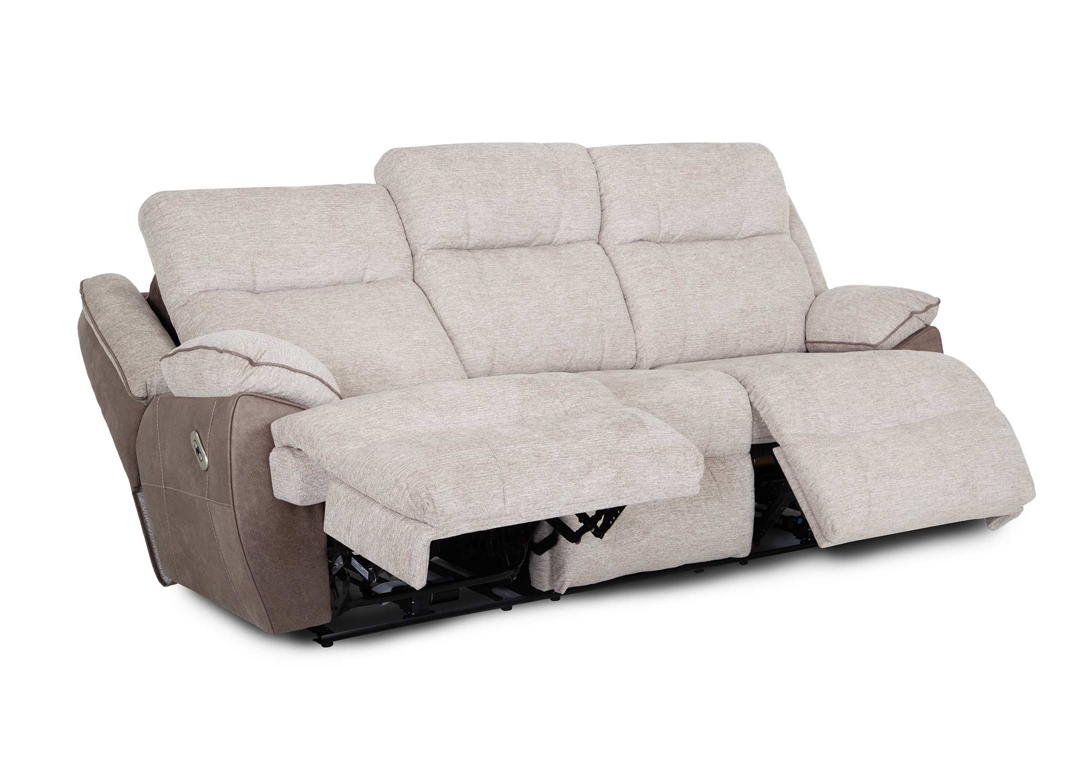 Franklin Living Room Dual Power Reclining Sofa w USB 68145 Leon Furniture Phoenix AZ
