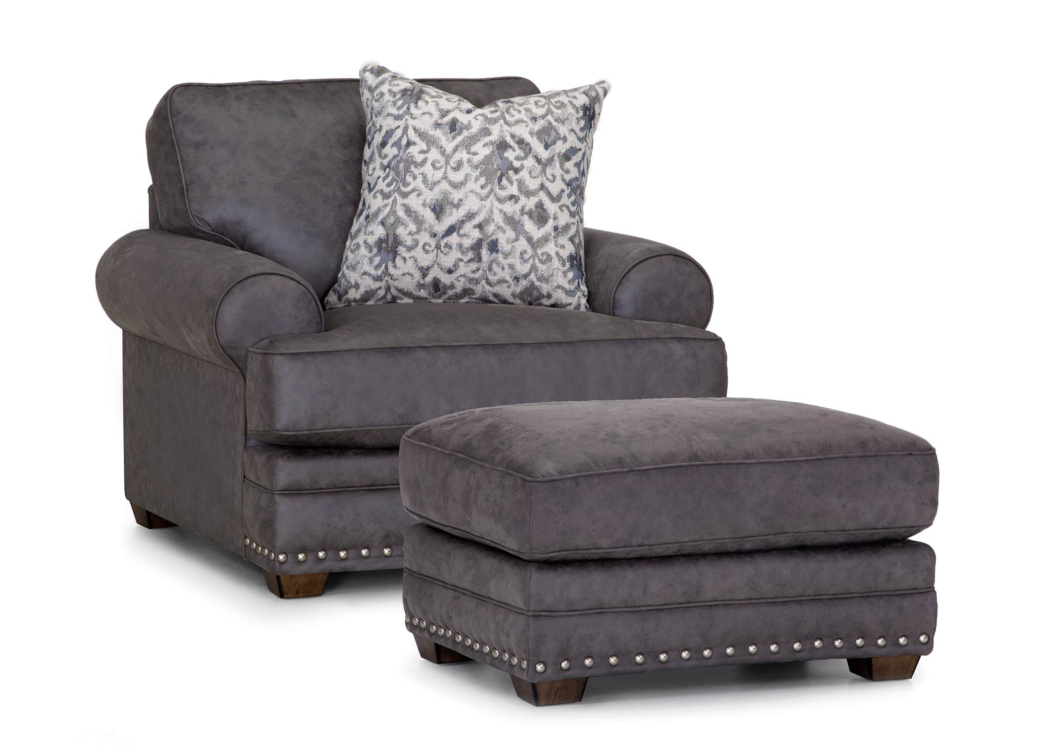 Franklin Living Room Matching Ottoman for the Chair and a Half with