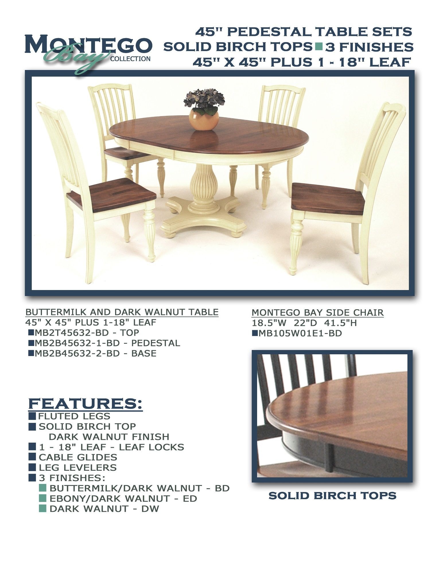 Gs Furniture Dining Room Side Chair Mb105w01e1 Bd Mikos