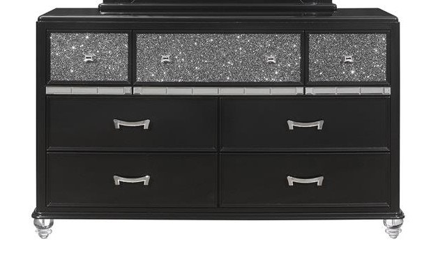 Global Furniture USA Bedroom Dresser With Acrylic Legs ...