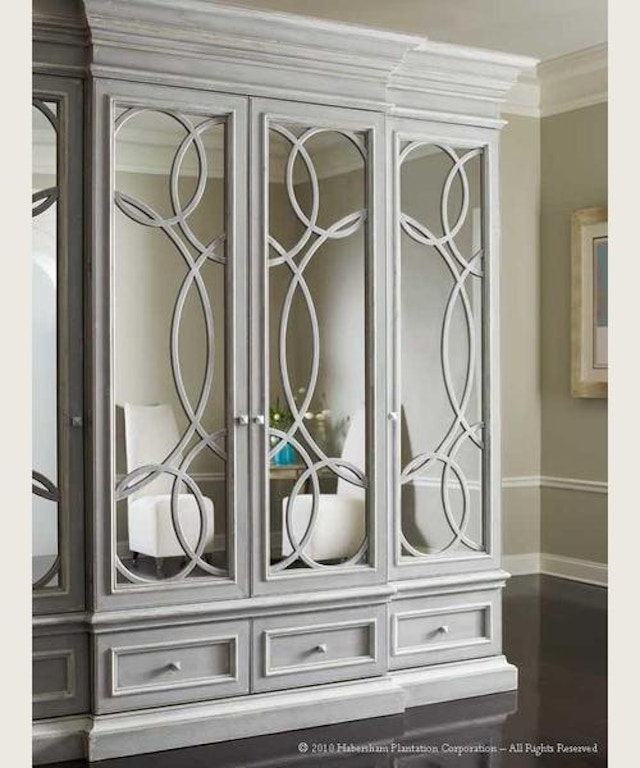 Home Entertainment East Hampton Display Media Cabinet With