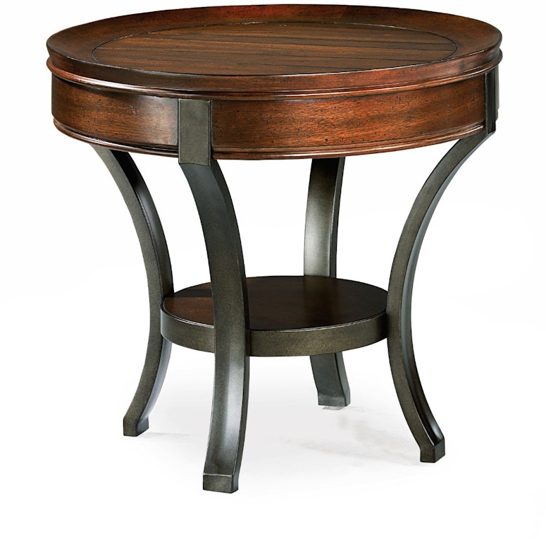hammary living room round accent table