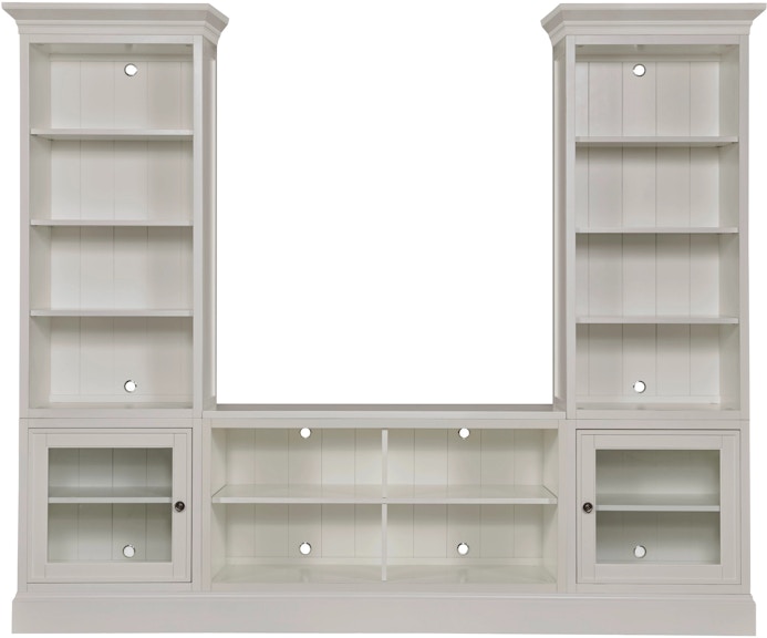 Hammary Structures Quad Bookcase Console With Display Piers 267-401R