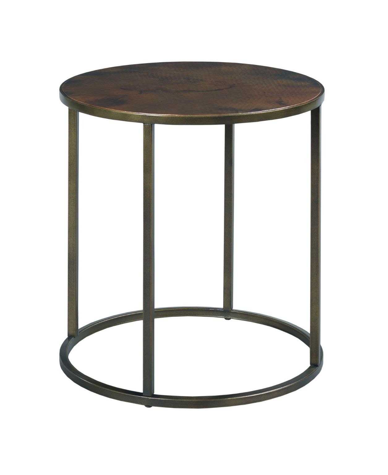 hammary round end table