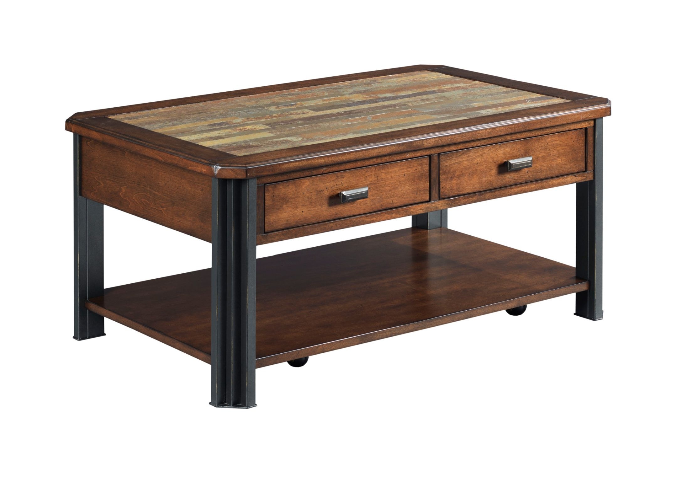 hammary rectangular cocktail table