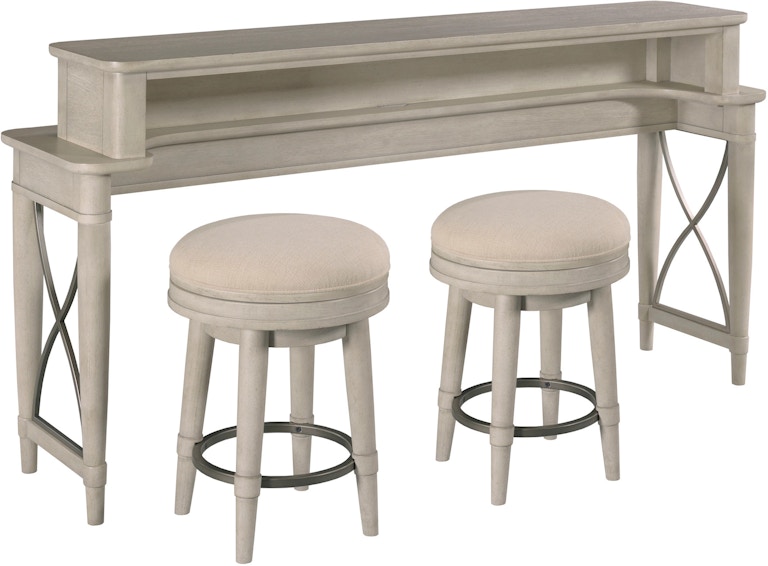 Hammary Counter Console With 2 Stools 181-587 181-587